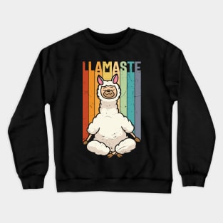 Llamaste Yoga Llama. Crewneck Sweatshirt